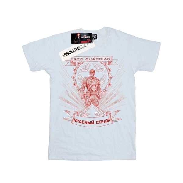 Marvel Mens Black Widow Movie Red Guardian Propaganda T-Shirt 4 White 4XL