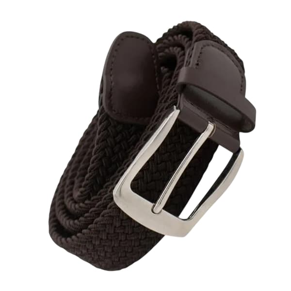 Duke Unisex Vuxen Malcolm D555 Flätat Stretchbälte 3XL Brun Brown 3XL