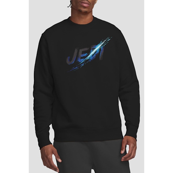 Star Wars Unisex Vuxen Jedi Obi Wan Kenobi Slash Sweatshirt L B Black L