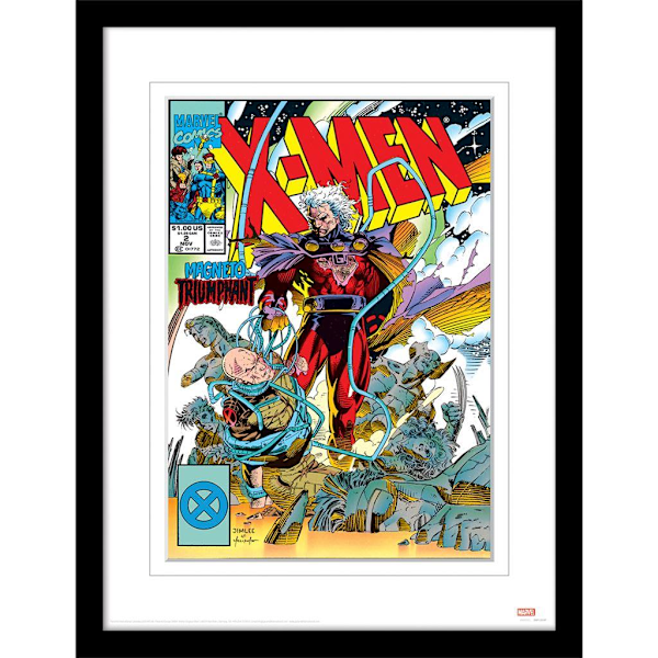 X-Men inramad Magneto Triumphant monterad tryck 40cm x 30cm Multi Multicoloured 40cm x 30cm