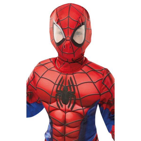 Spider-Man Boys Deluxe Kostym 9-10 år Röd/Blå/Svart Red/Blue/Black 9-10 Years