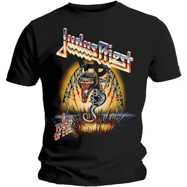 Judas Priest Unisex Adult Touch of Evil Bomull T-shirt M Svart Black M