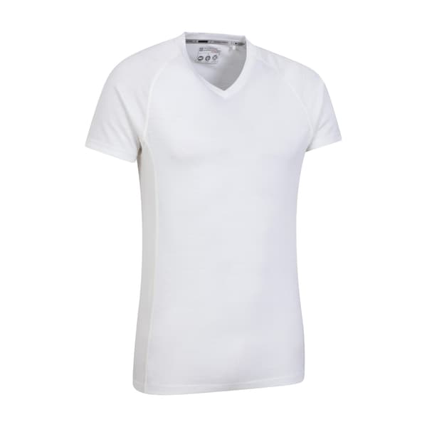 Mountain Warehouse Herr Summit Termotopp i Merinoull M Vit White M