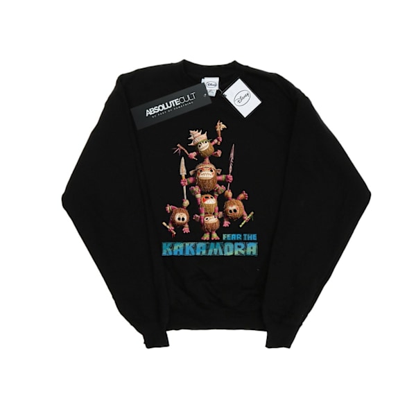 Disney Girls Moana Fear The Kakamora Sweatshirt 7-8 år Svart Black 7-8 Years