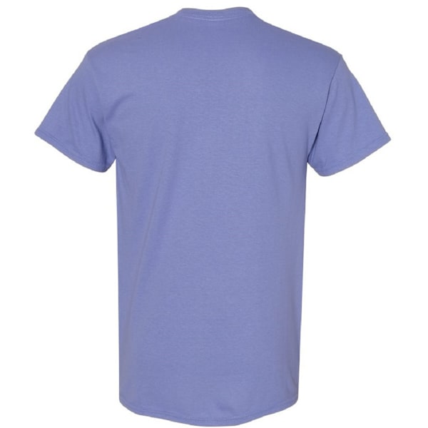 Gildan Herr T-shirt i tung bomull med korta ärmar XL Violett Violet XL