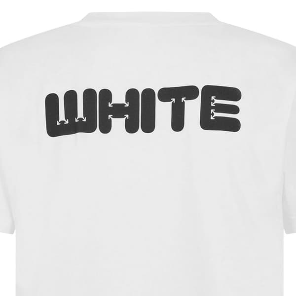 Off White Herr Bomull Slim T-Shirt XL Vit White XL