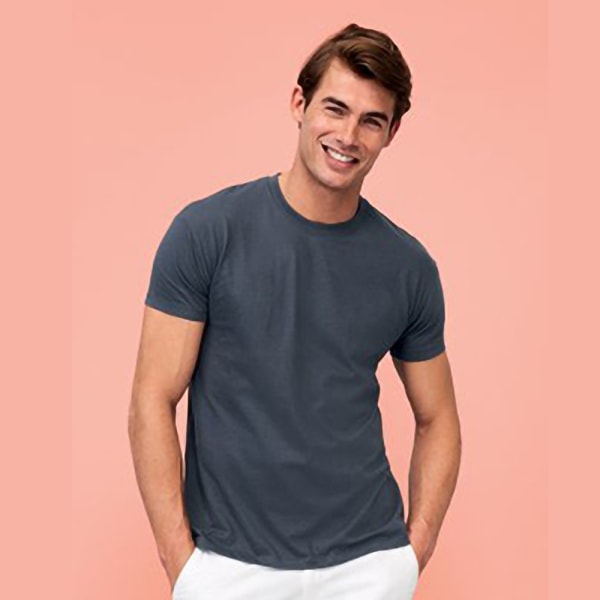 SOLS Regent kortärmad t-shirt för män XL Mouse Grey Mouse Grey XL
