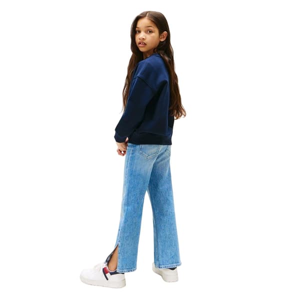 Tommy Hilfiger Barn/Kids Script Crew Neck Sweatshirt 14 år Night Navy 14 Years