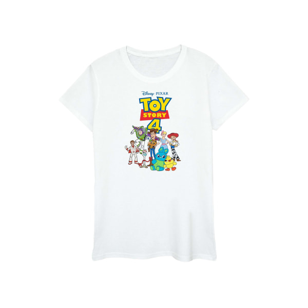 Disney Toy Story 4 Crew T-shirt för damer/damer i bomull S Vit White S