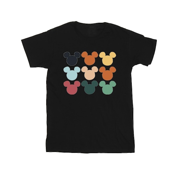 Disney Boys Mickey Mouse Heads Square T-Shirt 5-6 år Svart Black 5-6 Years