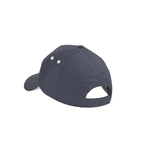 Beechfield Unisex Ultimate 5 Panel Kontrast Baseballkeps Med S Graphite/Oyster Grey One Size