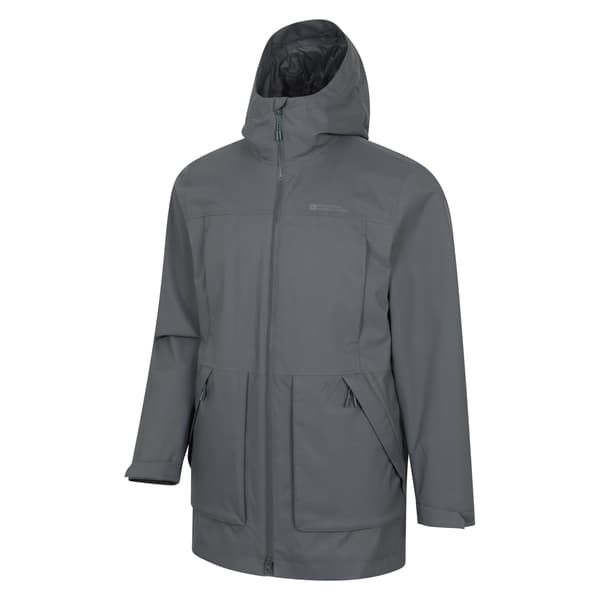 Mountain Warehouse Herr Harbour Vattentät Jacka M Grå Grey M