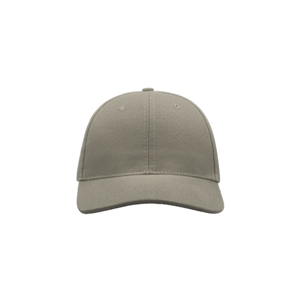 Atlantis Liberty Six Borstad bomull 6 Panel Cap One Size Light Light Grey One Size