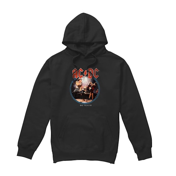 AC/DC Herr Tour Logotyp Hoodie M Svart Black M