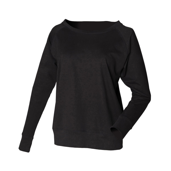 Skinni Fit Womens/Ladies Slounge Sweatshirt 10 UK Black Black 10 UK