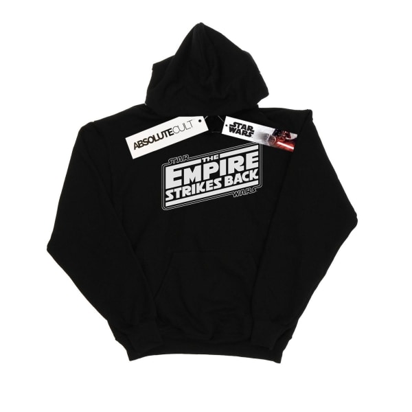 Star Wars Mens The Empire Strikes Back Logo Hoodie 5XL Svart Black 5XL