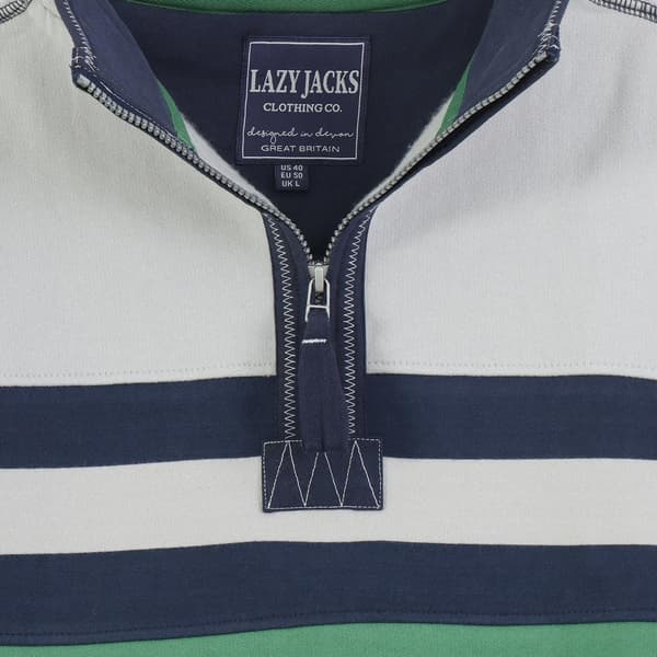Lazy Jacks Herr Quarter Zip Tröja S Seaweed Seaweed S