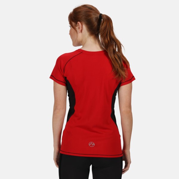 Regatta Activewear Dam Beijing Kortärmad T-shirt 16 Klass Classic Red/Black 16