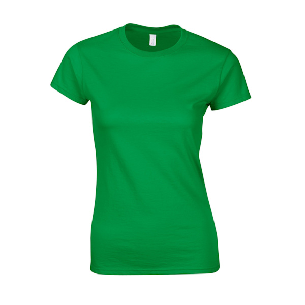 Gildan Dam/Dam Softstyle Ringspun Bomull T-shirt M Irländsk Irish Green M