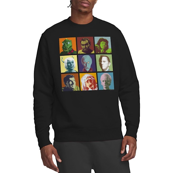Star Trek Unisex Vuxen Alien Squares Sweatshirt XL Svart Black XL