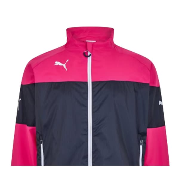 Puma Herr Indomitable Colour Block Avslappnad Passform Långärmad Jacka Pink XL