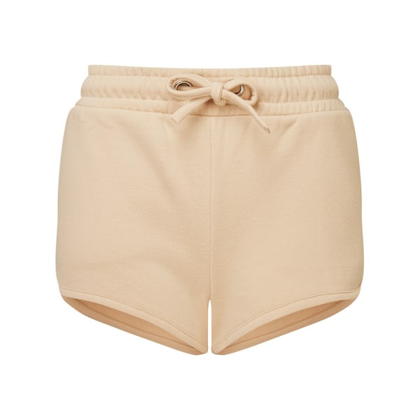 TriDri Dam/Dam Recycled Retro Sweat Shorts 14 UK Nude Nude 14 UK
