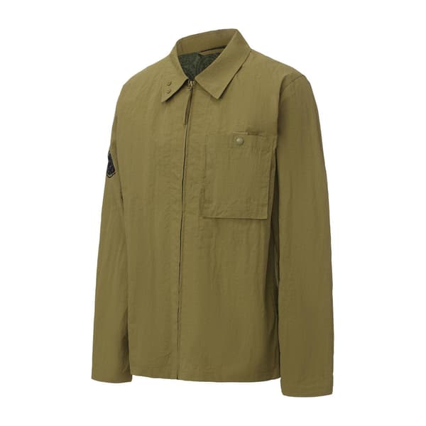 Pretty Green Herr Nylon Overshirt M Khakigrön Khaki Green M