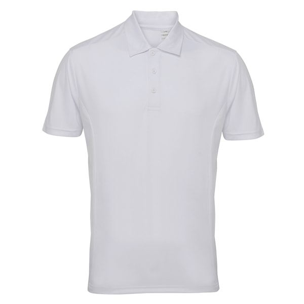 Tri Dri Herr Panelad Kortärmad Poloskjorta 2XL Vit White 2XL