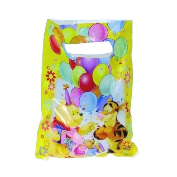 Nalle Puh-festväskor (paket med 6) One Size Flerfärgad Multicoloured One Size
