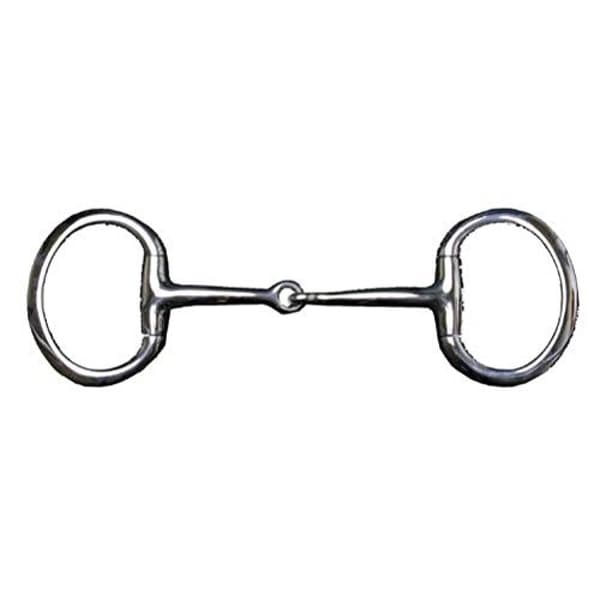 Lorina ihålig mun äggbutt snaffle 6in silver Silver 6in