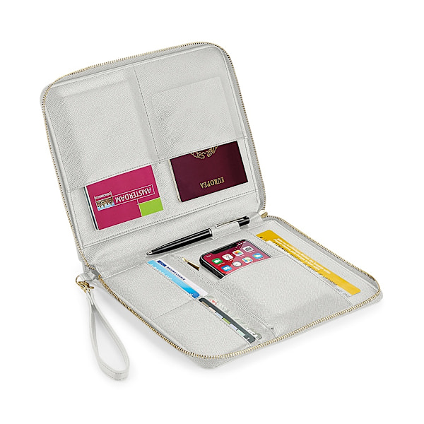 BagBase Faux Läder Boutique Resväska/Tech Organiser One Size So Soft Grey One Size