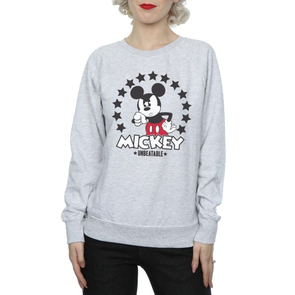 Disney Mickey Mouse Dam/Dam Oslagbar tröja XXL Hea Heather Grey XXL