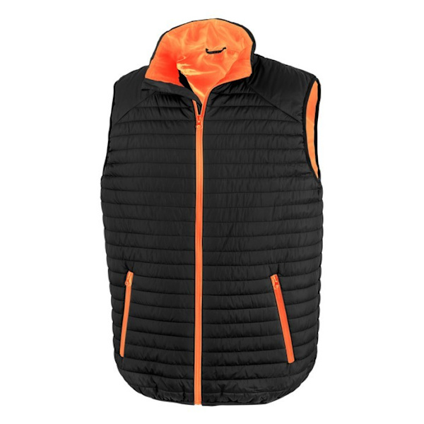 Result Unisex Vuxen Gilet XXL Svart/Orange Black/Orange XXL