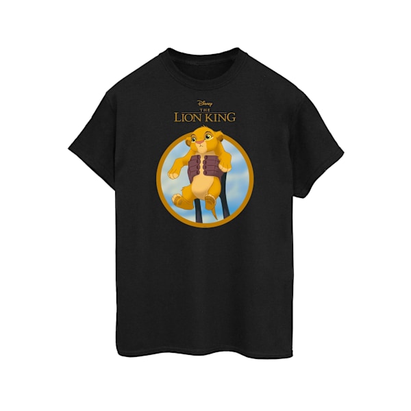 Disney Dam/Damer The Lion King Show Simba Bomull Boyfriend Black 3XL