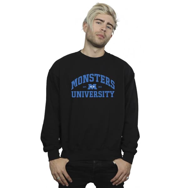Disney Herr Monsters University Logotyp Sweatshirt M Svart Black M