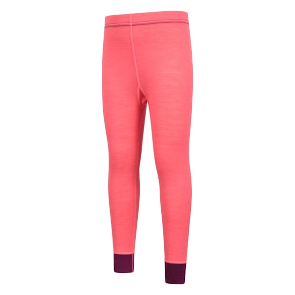 Mountain Warehouse Barn/Kids II Merino Ull Baslager Byxor Bright Pink 9-10 Years