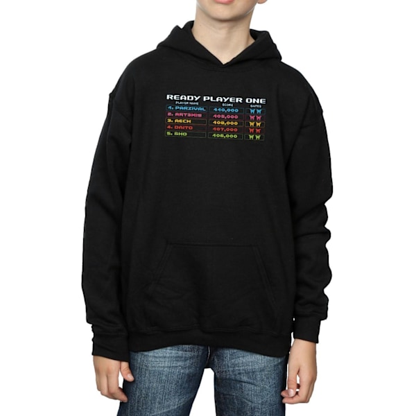 Ready Player One Pojkar 8-Bit Scoreboard Hoodie 12-13 År Svart Black 12-13 Years