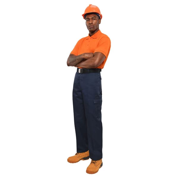 Absolute Apparel Arbetsbyxor för män, modell Combat, storlek 50R, marinblå Navy 50R