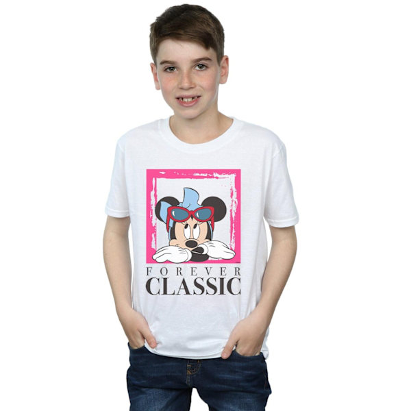 Disney Boys Minnie Mouse Forever Classic T-Shirt 12-13 år Vit White 12-13 Years