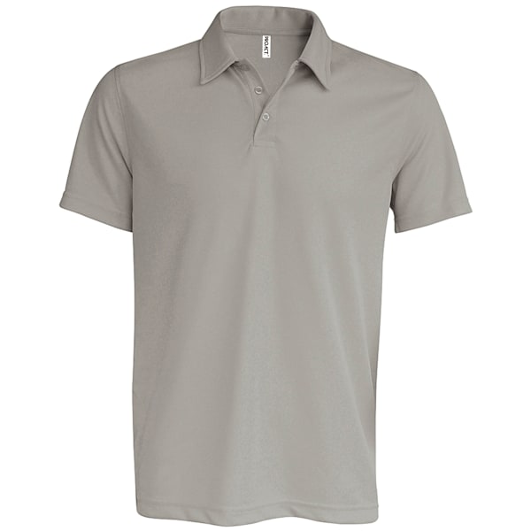 Kariban Proact Herr Kortärmad Performance Poloshirt L Fine Fine Grey L