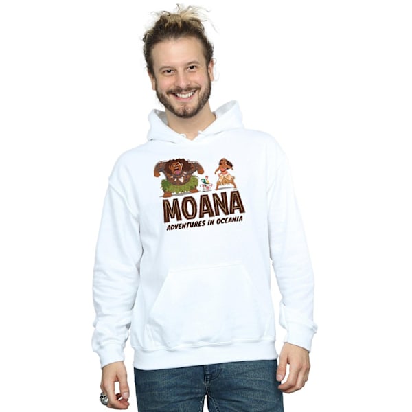 Disney Moana Adventures in Oceania Hoodie M Vit White M