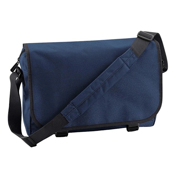 Bagbase Contrast Detail Messenger Bag One Size French Navy French Navy One Size