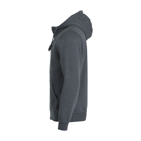 Clique Herr Basic Full Zip Hoodie XS Antracit Melange Anthracite Melange XS