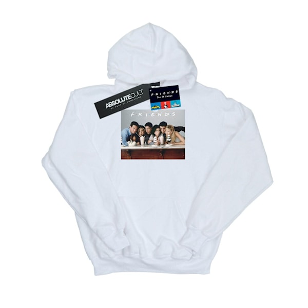 Friends Dam/Kvinnor Gruppfoto Milkshakes Hoodie L Vit White L