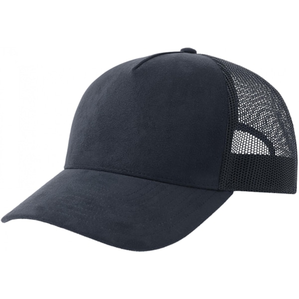 Atlantis Unisex Vuxen Rapper 5 Panel Mocka Hållbar Truckerkeps Navy One Size