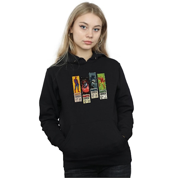 Marvel Dam/Kvinnor Serietidning Hoodie M Svart Black M