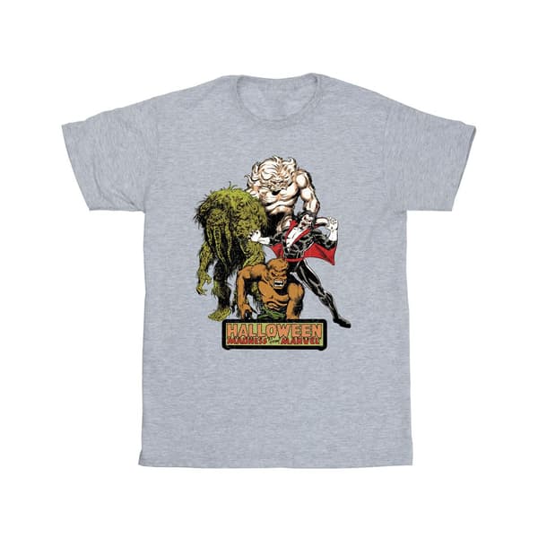 Marvel Herr Halloween Monsters T-shirt M Marinblå Navy Blue M