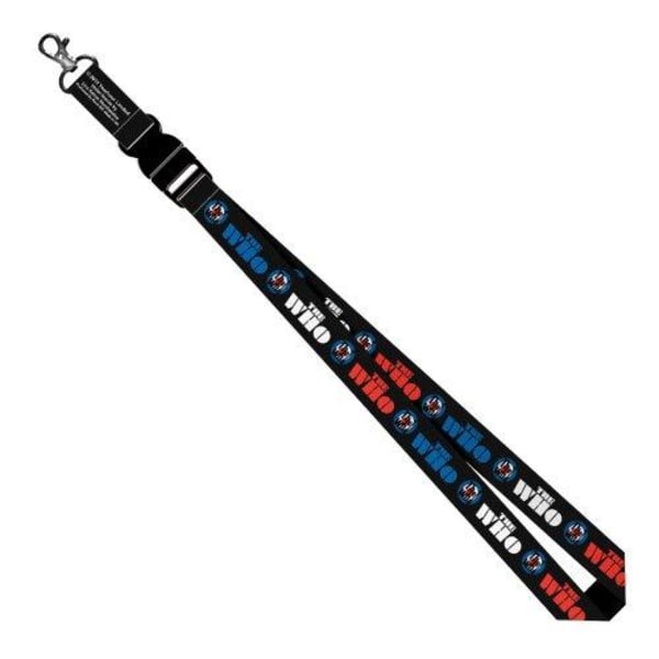 The Who Target Logo Lanyard One Size Svart/Blå/Vit Black/Blue/White One Size