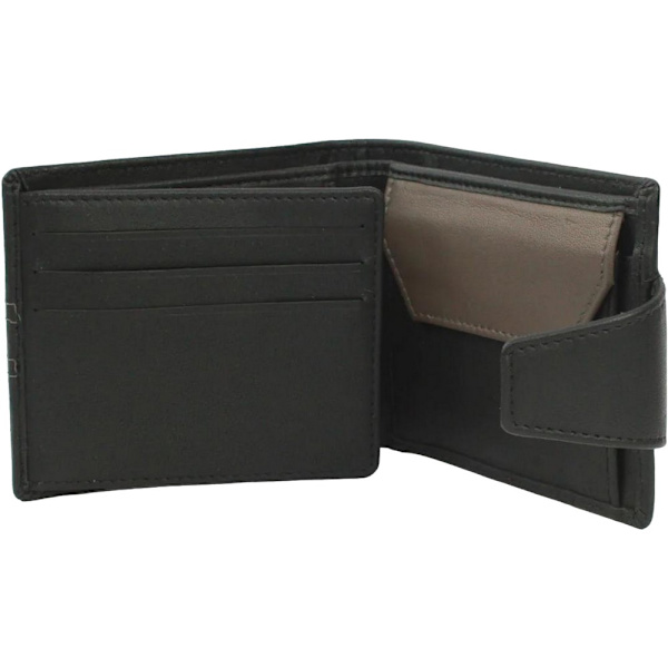 Eastern Counties Leather Max Läderplånbok One Size Svart Black One Size