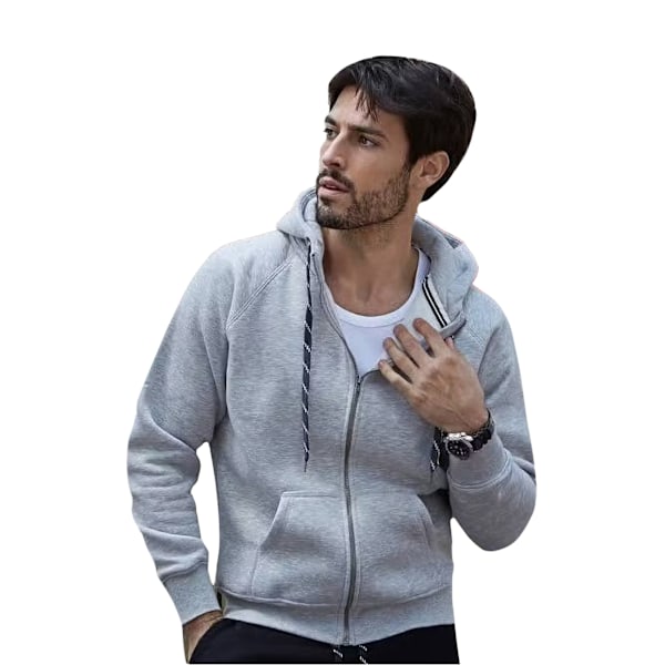 Tee Jays Herr Fashion Zip Hooded Sweatshirt L Heather Grey Heather Grey L